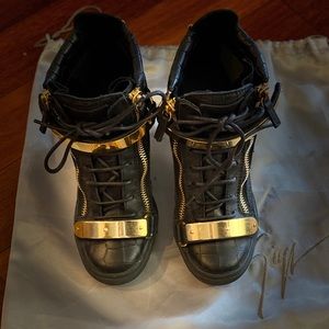 Giuseppe Zanotti wedge heel sneakers 38